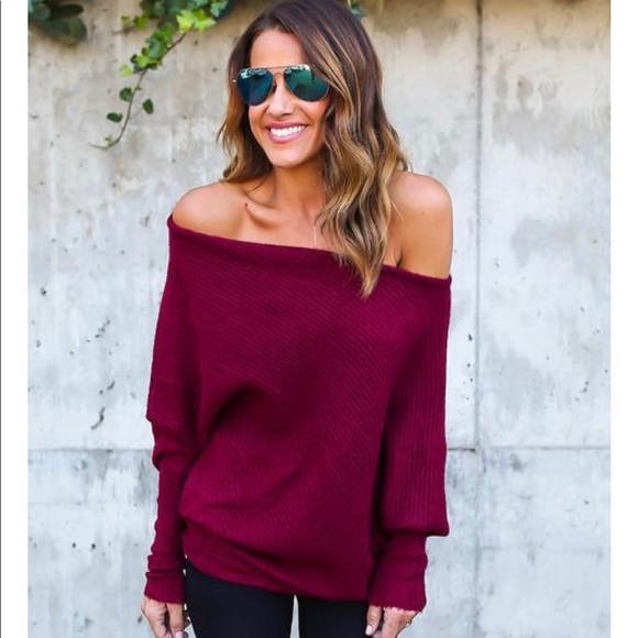 Boutique Sweaters - ✨New✨Off the Shoulder Knit Sweater